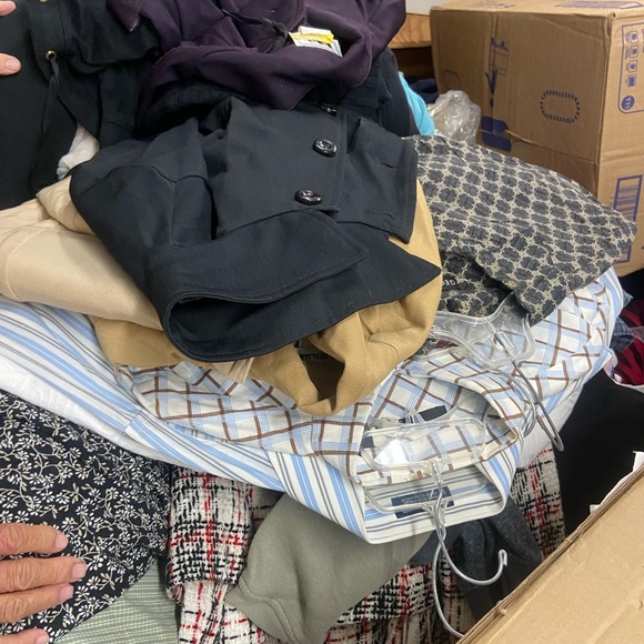 Gildan Men's Charcoal Trench Coat - Picture 2 of 16